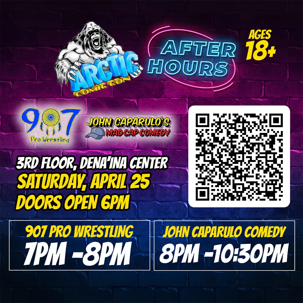 Arctic Comic Con, Anchorage, Alaska, Cosplayers, Celebrities, Artists, Gaming, Comic Books, Anime, Venders, After hours shows